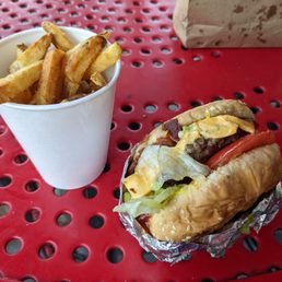 Bacon Cheeseburger and Regular Fries (more fries in the bag)