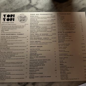 TORI TORI - Menu - IG @bougiefoodieboi - Cocktail Bars Near Me - Orlando, Florida TORI TORI - Menu - IG @bougiefoodieboi - Cocktail Bars Near Me - Orlando, Florida