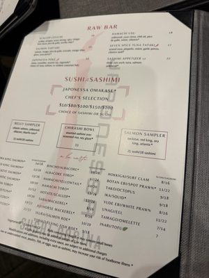 Menu photo 1 Japonessa Sushi Cocina Seattle, WA Menu photo 1 Japonessa Sushi Cocina Seattle, WA