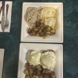 Eggs Benedict Biscuits and gravy Eggs Benedict Biscuits and gravy
