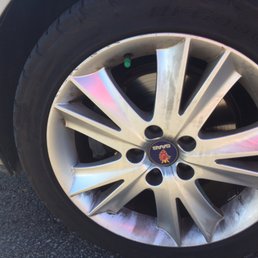 Paid $10 extra for "wheel brite" and "tire shine" and got this.