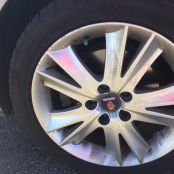 Waterway Carwash - Paid $10 extra for "wheel brite" and "tire shine" and got this. - Car Wash Near Me - Aurora, Ohio