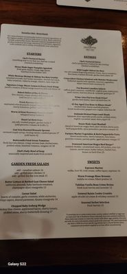 Menu photo 7 Ironwood Laguna Hills, CA