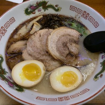 Yaraku Ramen - Yaraku Special Ramen with black garlic oil - Ramen Near Me - Edison, New Jersey