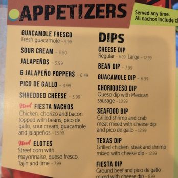 El Azteca Mexican Restaurant - Menu 7.25 - Mexican Near Me - Virginia Beach, Virginia