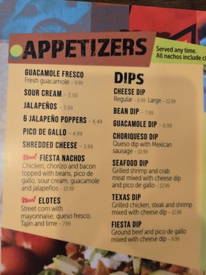 Menu photo 8 El Azteca Mexican Restaurant Virginia Beach, VA