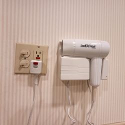 Eldorado Reno Casino - Hairdryer on bathroom wall