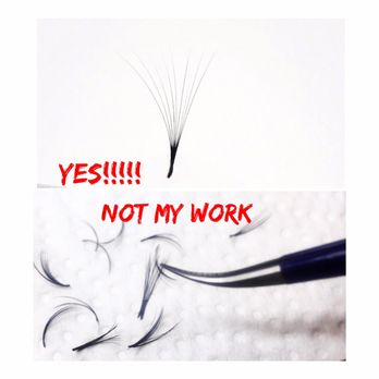 Tease Beauty - Fan has to be open like mine !! Not like the bottom picture not my job ~ - Eyelash Service Near Me - Frisco, Texas Tease Beauty - Fan has to be open like mine !! Not like the bottom picture not my job ~ - Eyelash Service Near Me - Frisco, Texas