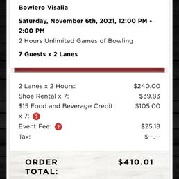Ridiculous prices and mandatory food and beverage free even if you don't plan on eating there.