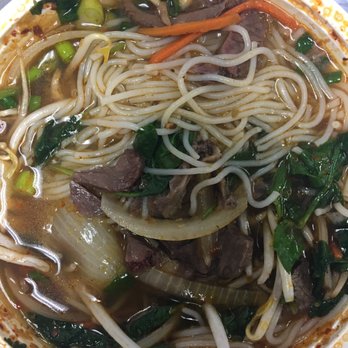 Healthy Fool - Beef Bun Bo Hue ($12.65) - Food Trucks Near Me - Arlington, Virginia Healthy Fool - Beef Bun Bo Hue ($12.65) - Food Trucks Near Me - Arlington, Virginia