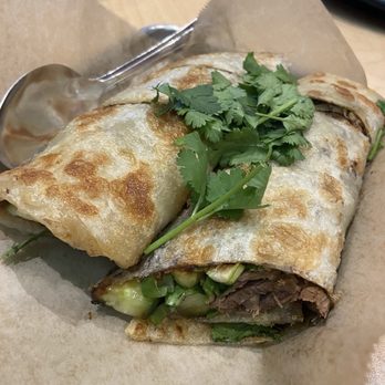 Mama Lu's Dumpling House - 8. / Beef Wrap (6) - Dim Sum Near Me - Tustin, California Mama Lu's Dumpling House - 8. / Beef Wrap (6) - Dim Sum Near Me - Tustin, California