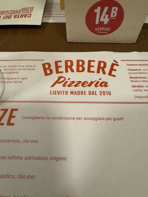 Menu photo 5 Berberè Milan, MI