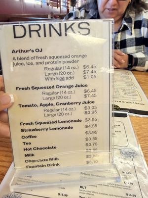 Menu photo 8 Arthur's Coffee Shop La Habra, CA