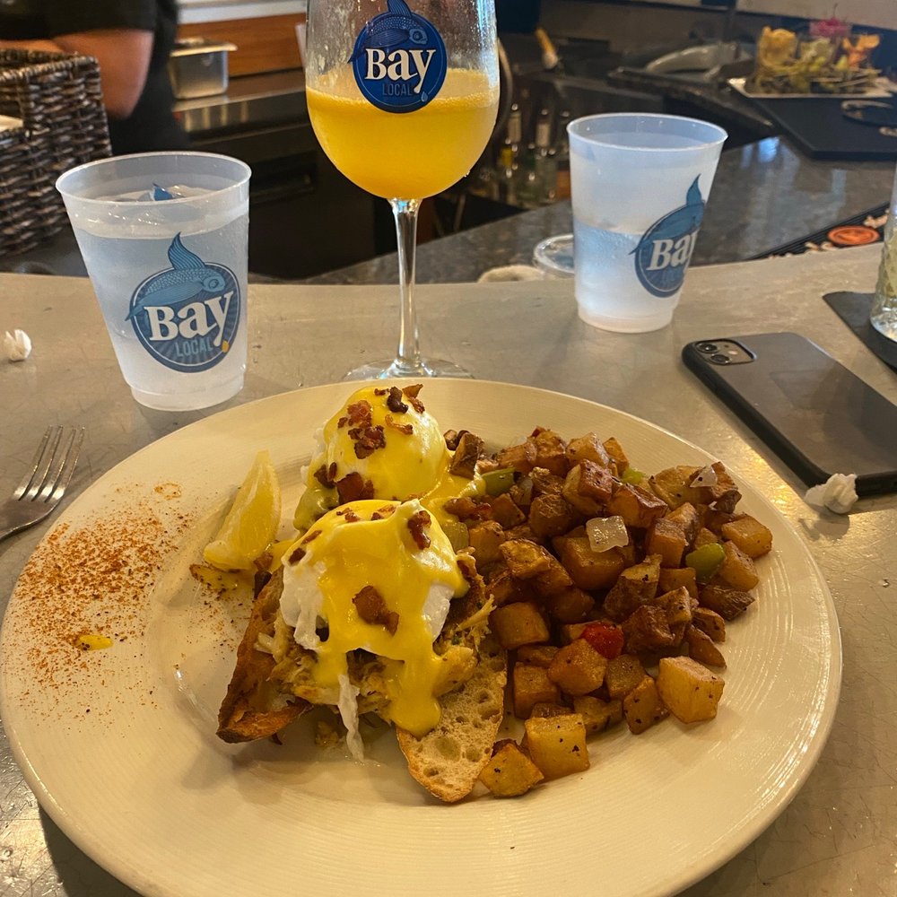 Bay Local Eatery - Crab egg's Benedict - New American Near Me - Virginia Beach, Virginia Bay Local Eatery - Crab egg's Benedict - New American Near Me - Virginia Beach, Virginia