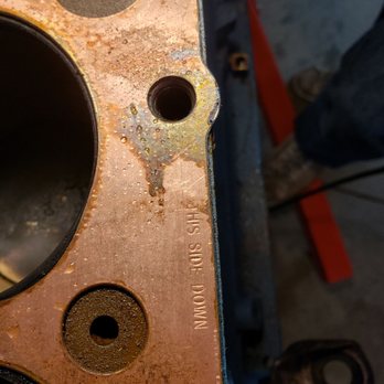 Arizona Engine Rebuilding - What is clearly stamped on the TOP of this gasket??? - Auto Repair Near Me - Phoenix, Arizona