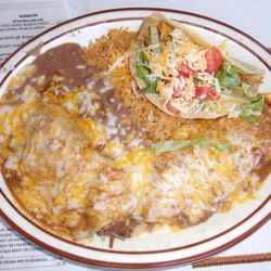 La Paws Restaurant - One taco, One Enchilada, One Chile Relleno