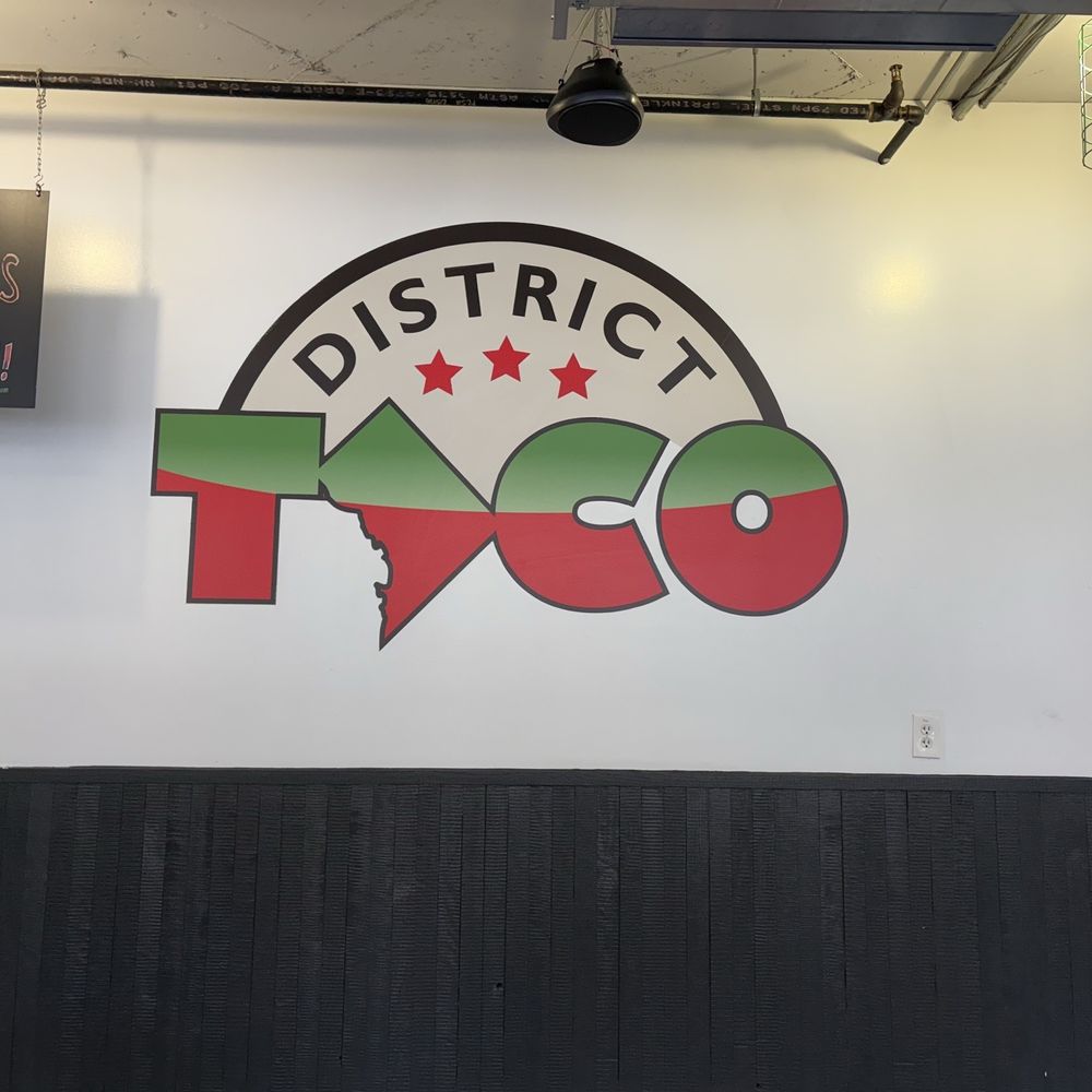 District Taco - Signage - Mexican Near Me - Arlington, Virginia