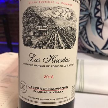 L'Olive - Chilean red wine- very good; but I ordered the Italian red. Servers said it was the same?? - Mediterranean Near Me - Venice, Florida