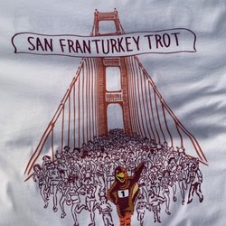 San Francisco Turkey Trot - 2022 design is two sided and looks great this year! The Organizer did a fantastic job! Thank you!