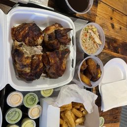 1 Whole Chicken Special with 4 sides 1 Whole Chicken Special with 4 sides