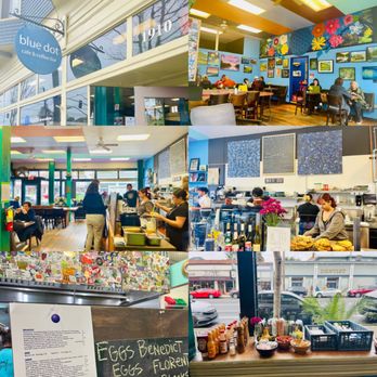 Blue Dot Cafe and Coffee Bar - Pictures of inside the restaurant - Breakfast & Brunch Near Me - Alameda, California