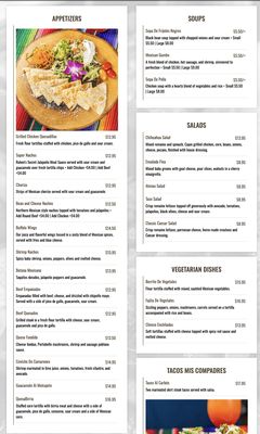 Menu photo 3 Ruben's Mexican Cafe Peekskill, NY