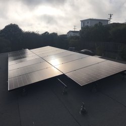 Albion Power Company - South-facing array of 18 panels
