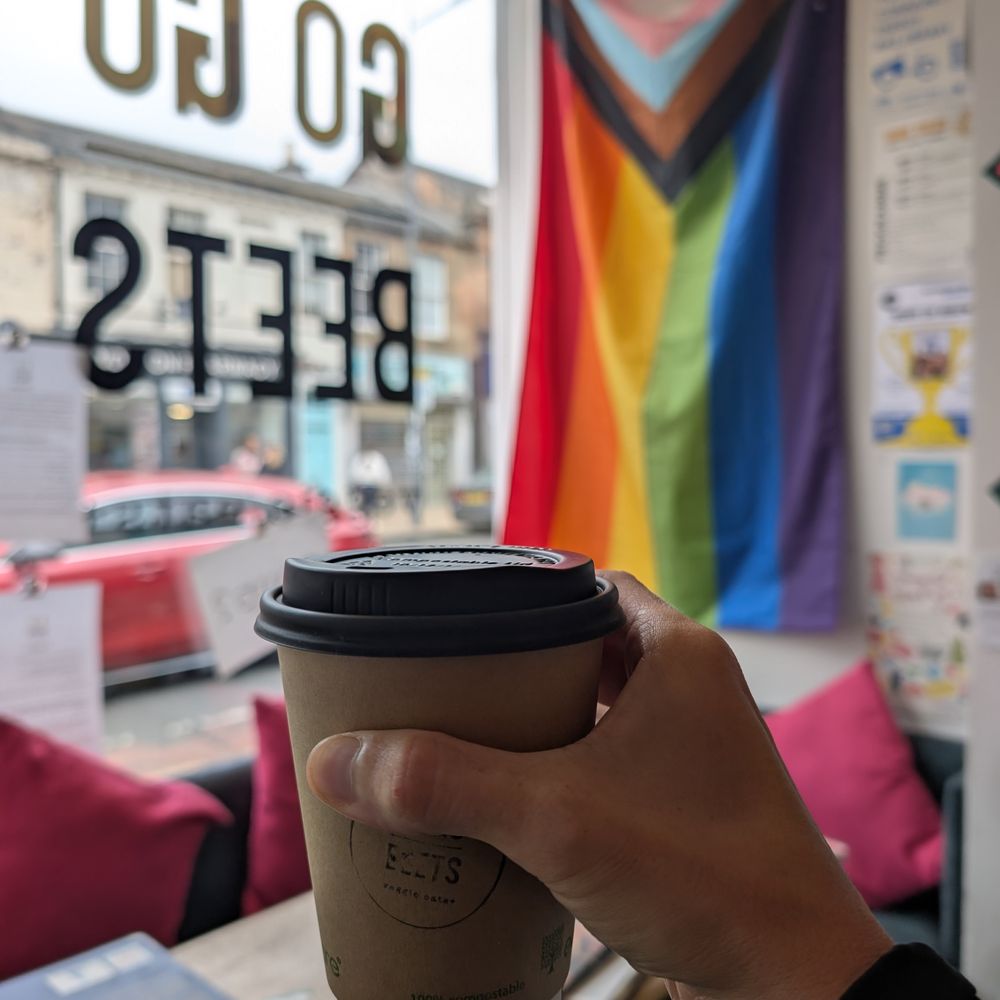 Go Go Beets - Coffee in the interior space. - Vegan Near Me - Edinburgh, EDH