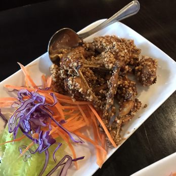 Pestle Rock - Ka-kop kraptiem prick thai (frog legs) - Thai Near Me - Seattle, Washington Pestle Rock - Ka-kop kraptiem prick thai (frog legs) - Thai Near Me - Seattle, Washington