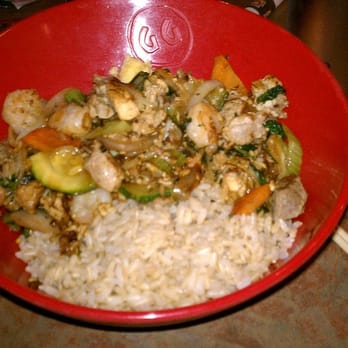 Genghis Grill - My combo bowl, Genghis Grill - Chinese Near Me - Addison, Texas Genghis Grill - My combo bowl, Genghis Grill - Chinese Near Me - Addison, Texas
