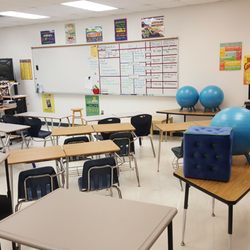 Liberty Middle School - Flexible classroom