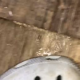 Wish I could post the video but I can't. That's water from the floor boards coming out. Wish I could post the video but I can't. That's water from the floor boards coming out.