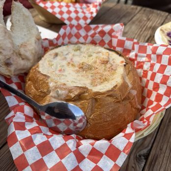 The Boat House - Clam chowder bowl - Fish & Chips Near Me - Bodega Bay, California The Boat House - Clam chowder bowl - Fish & Chips Near Me - Bodega Bay, California
