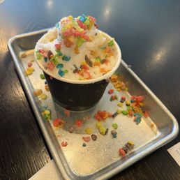 Lychee Shaved Ice with Fruity Pebbles Lychee Shaved Ice with Fruity Pebbles