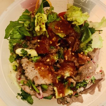 Sala Thai - Switched Thai Spicy Salad into my own bowl & added Sambol Oelek. - Thai Near Me - Richmond, California Sala Thai - Switched Thai Spicy Salad into my own bowl & added Sambol Oelek. - Thai Near Me - Richmond, California