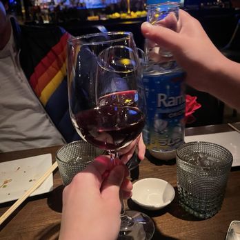 Shinsei - Got a bottle of wine ($48). - Asian Fusion Near Me - Dallas, Texas