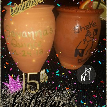 Shake N Serve - Jarrito Loco personalized for a sweet 15 birthday party. - Bartenders Near Me Shake N Serve - Jarrito Loco personalized for a sweet 15 birthday party. - Bartenders Near Me