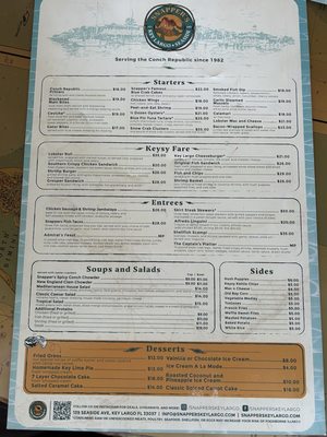 Menu photo 6 Snappers Oceanfront Restaurant & Bar Key Largo, FL Menu photo 6 Snappers Oceanfront Restaurant & Bar Key Largo, FL