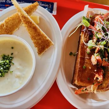 Lobster Lab - Lobster roll and cup of clam chowder - Sandwiches Near Me - Carlsbad, California Lobster Lab - Lobster roll and cup of clam chowder - Sandwiches Near Me - Carlsbad, California