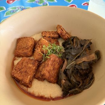 The Root Cafe - Spicy Tofu Bowl - Cafes Near Me - Little Rock, Arkansas