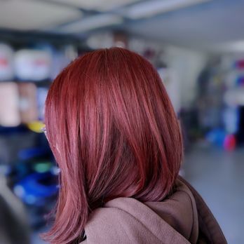 Lovely's Salon - Red cherry hair - Hair Salons Near Me - Garden Grove, California Lovely's Salon - Red cherry hair - Hair Salons Near Me - Garden Grove, California