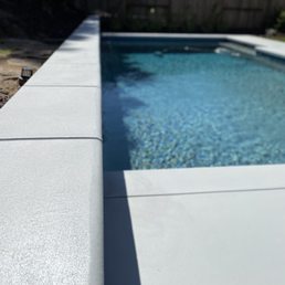 "AFTER" of the beautiful work done by Brian and his team at California Paint and Coatings... the entire pool looks amazing now...
