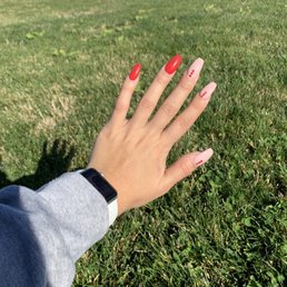 Valentine's Day nails thank you Julie Valentine's Day nails thank you Julie