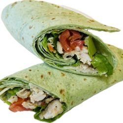 Smooth Beets - Spinach & herb chicken wrap