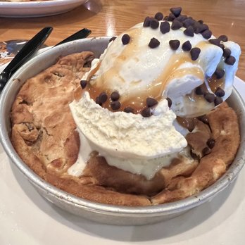 BJ's Restaurant & Brewhouse - Salted Caramel Pizookie - New American Near Me - Palmdale, California BJ's Restaurant & Brewhouse - Salted Caramel Pizookie - New American Near Me - Palmdale, California