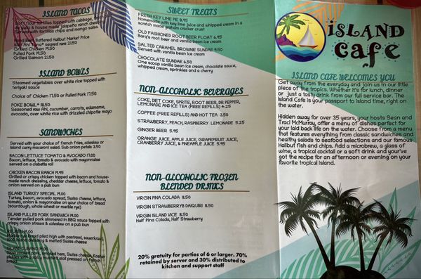 Menu photo 2 Island Cafe Portland, OR
