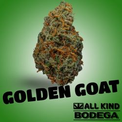 All Kind Bodega - Bud Strain: Golden Goat This one is positive and uplifting.