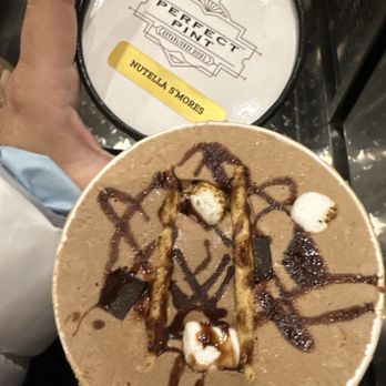 Perfect Pint at the Desert Hills Premium Outlets - Nutella s'mores - Ice Cream & Frozen Yogurt Near Me - Cabazon, California Perfect Pint at the Desert Hills Premium Outlets - Nutella s'mores - Ice Cream & Frozen Yogurt Near Me - Cabazon, California
