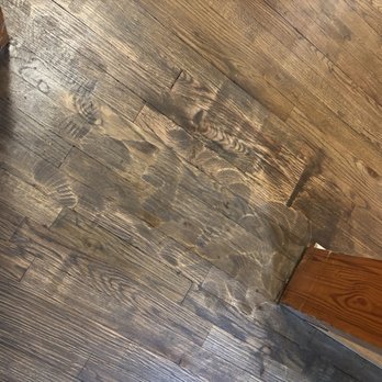 T & J's Painting - Disaster with sander marks and overall application of stain - Painters Near Me - Paducah , Kentucky T & J's Painting - Disaster with sander marks and overall application of stain - Painters Near Me - Paducah , Kentucky