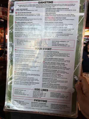 Menu photo 2 HardKnocks Sports Grill Corpus Christi, TX